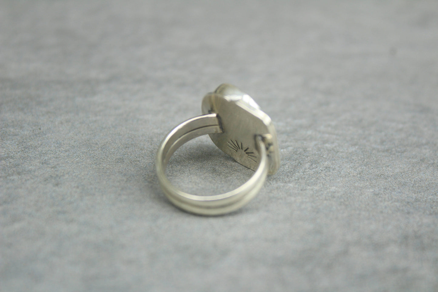square turquoise ring