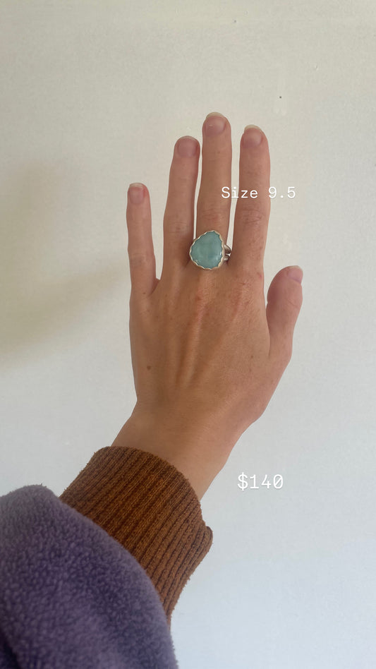 Larimar ring size 9.5