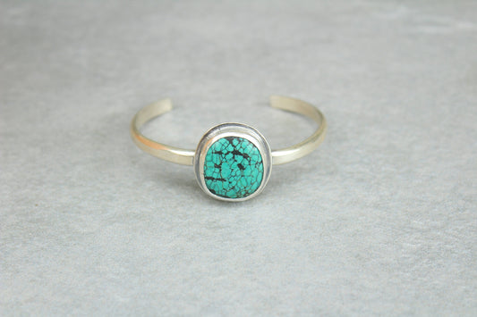 turquoise statement cuff #1